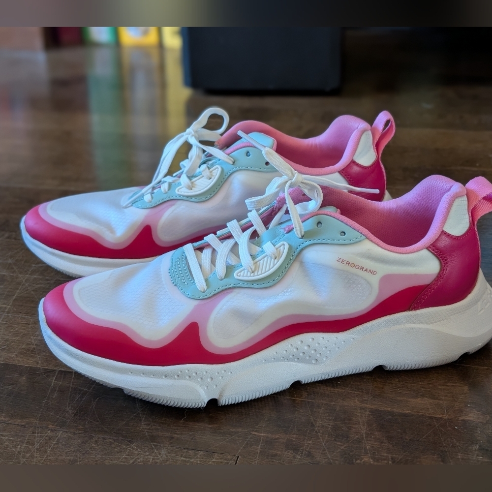 Cole Haan Zerogrand Pink and White Sneakers